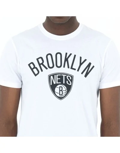 Camiseta Brooklyn Nets Team Logo, Blanco