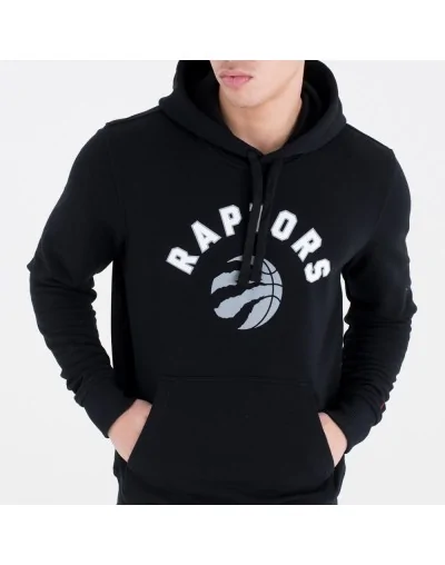 Sudadera estilo Pulóver Toronto Raptors Team Logo, Negro