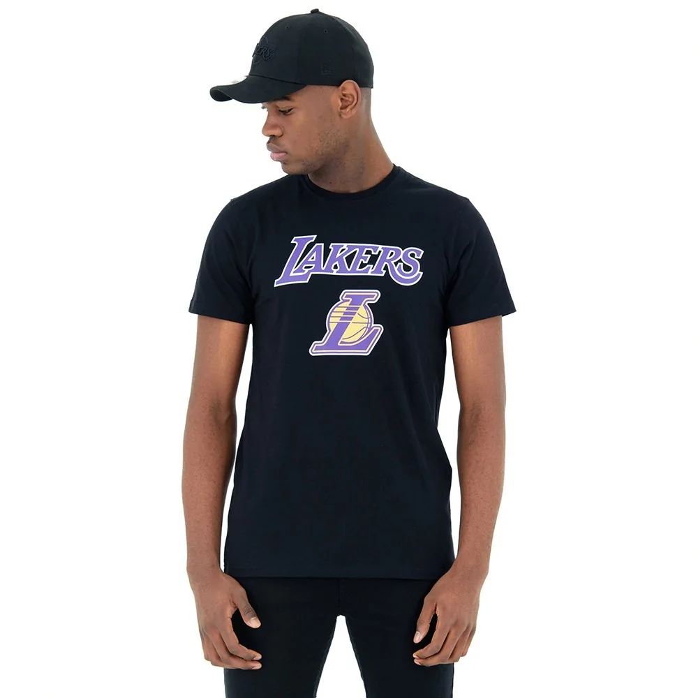 Camiseta La Lakers Team Logo, Negro