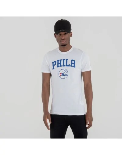 Camiseta Philadelphia 76ERS Team Logo, Blanco