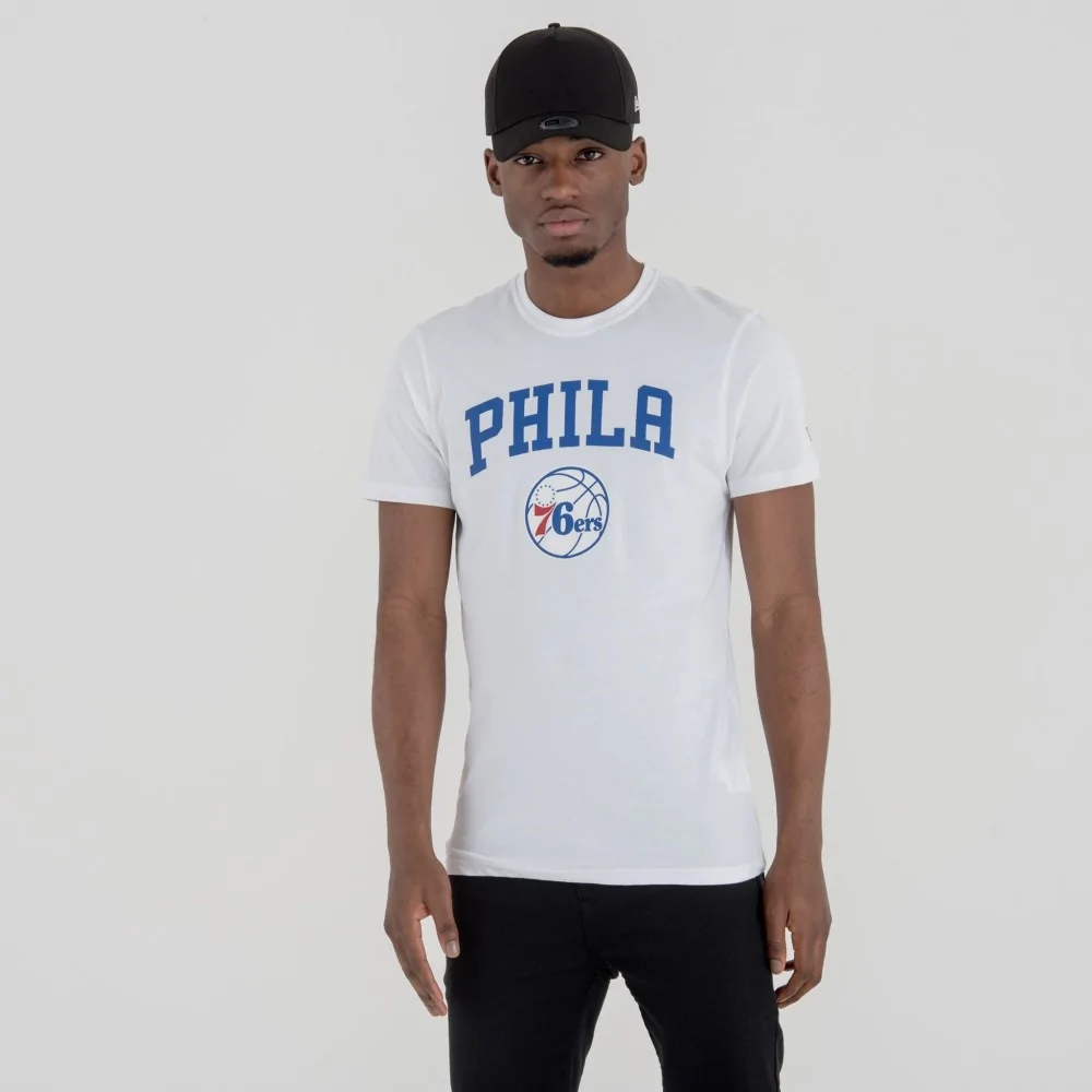 Camiseta Philadelphia 76ERS Team Logo, Blanco