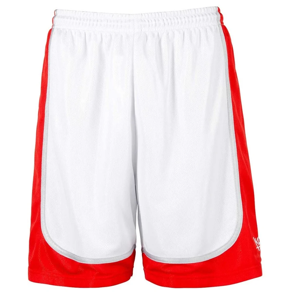 K1X Hardwood League Uniform Shorts, Blanco-Rojo