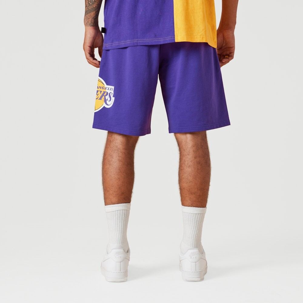 Pantalón corto Los Angeles New Era Púrpura | 2 mas 1 Basket