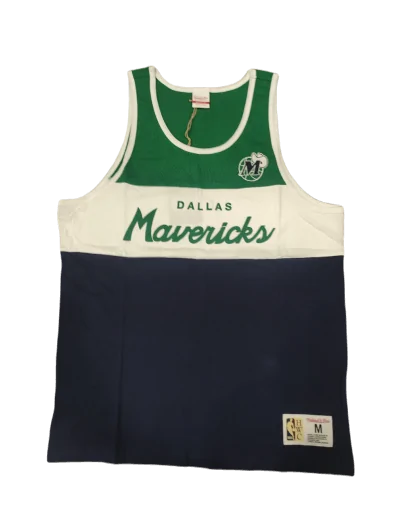 Camiseta Dallas Mavericks Mitchell & Ness de algodón