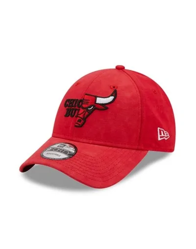 Gorra Washed Pack 9Forty Chicago Bulls Roja