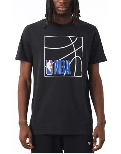 Camiseta Logo NBA Negra