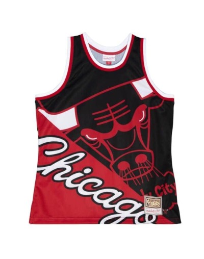 Camiseta Mitchell and Ness NBA Big Face Fashion Tank 5.0 Chicago Bulls