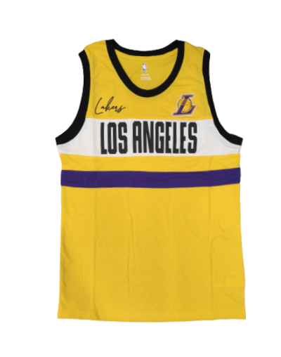 Camiseta NBA Los Angeles Lakers Outerstuff Wave Around Junior mas 1 Basket