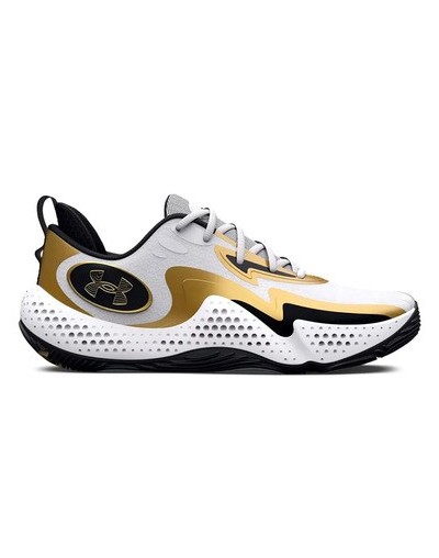 Zapatillas de baloncesto UA Spawn 5 unisex White-Gold