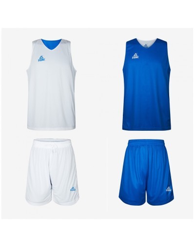 Set Reversible Peak Sport Basketball Team Azul/Blanco Infantil