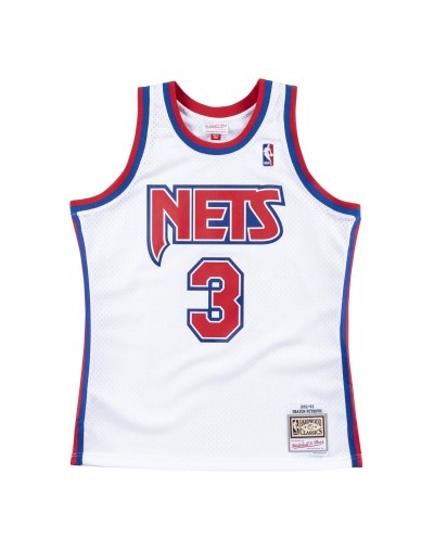 Camiseta Swingman Mitchell and Ness New Jersey Nets 3 Drazen Petrovic