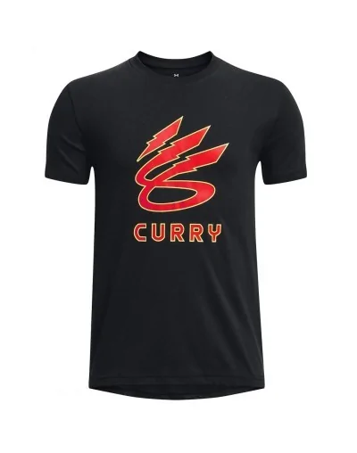 Camiseta con logo Curry Lightning Infantil