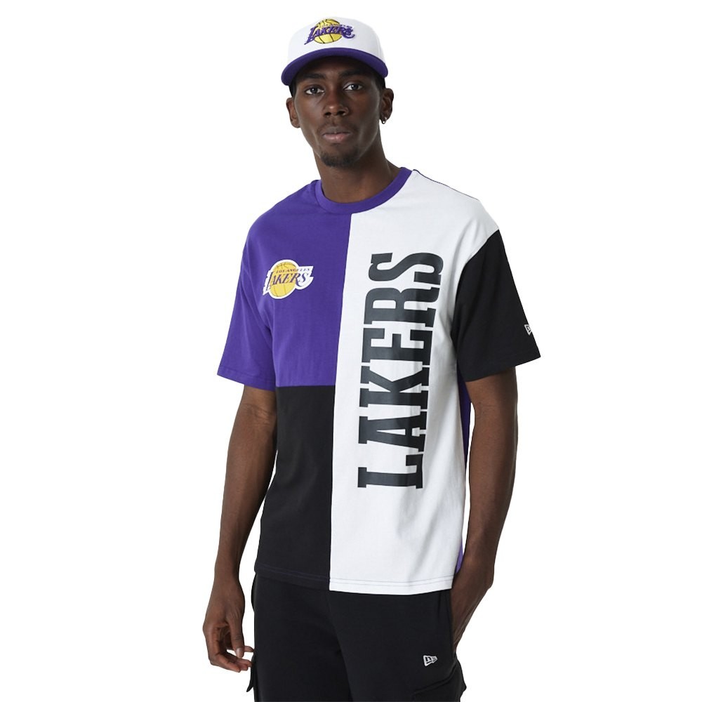 Camiseta de beisbol NBA Los Angeles Lakers New era negro