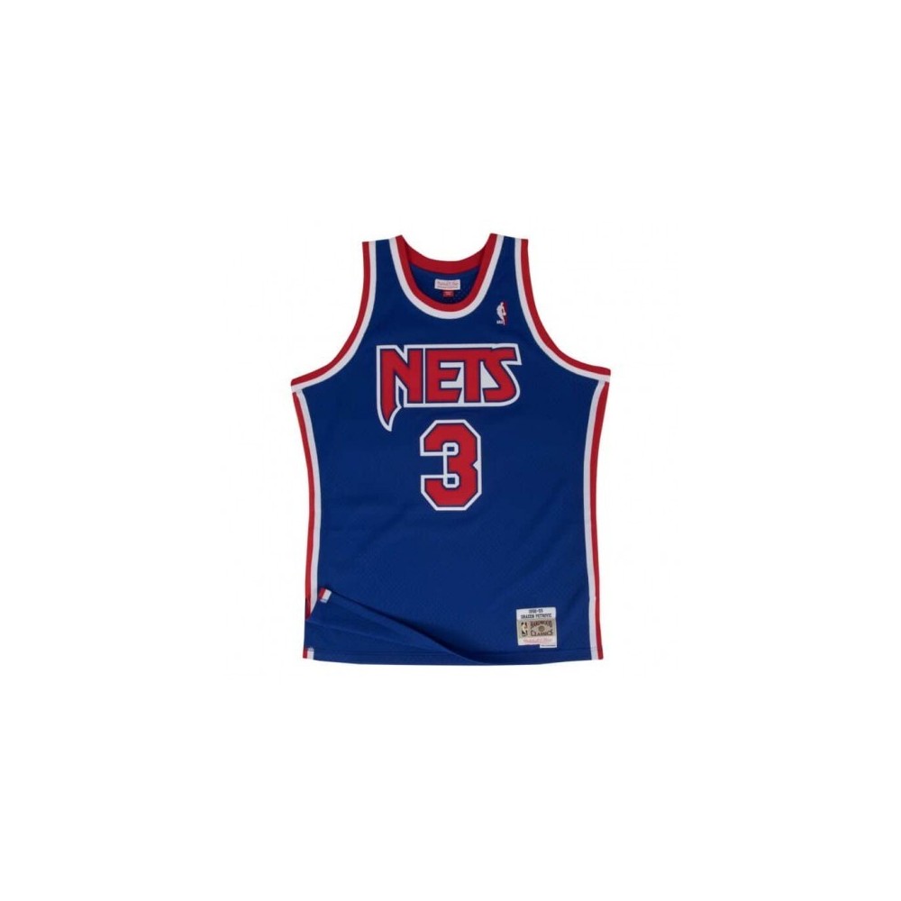 Camiseta Swingman Mitchell and Ness Jersey Nets 3 Drazen Petrovic Azul | 2 mas 1 Basket