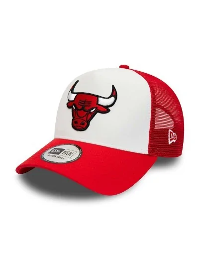 Gorra New Era Chicago Bulls Team Colour Rojo A-Frame Trucker