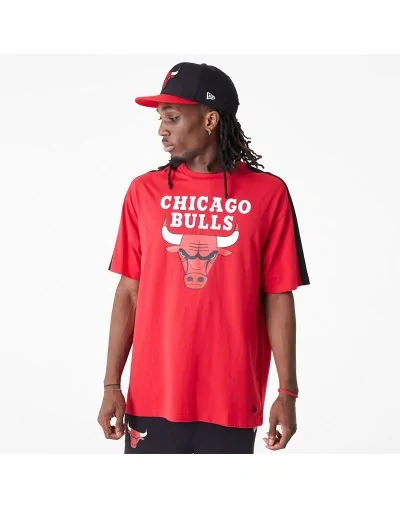 Camiseta New Era Chicago Bulls NBA Colour Block Oversized