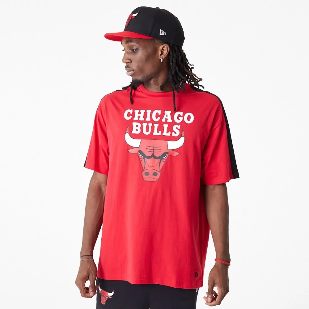 Camiseta New Era Chicago Bulls NBA Cut Rojo
