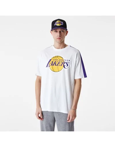 Camiseta New Era LA Lakers NBA Colour Block Oversized