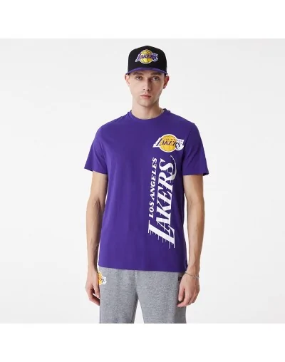 Camiseta New Era LA Lakers NBA Team Colour Morado