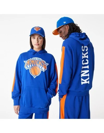 Sudadera New Era New York Knicks NBA Colour Block Azul