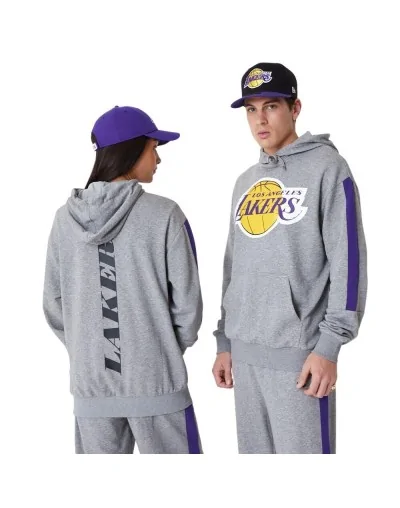 Sudadera New Era LA Lakers NBA Colour Block Gris