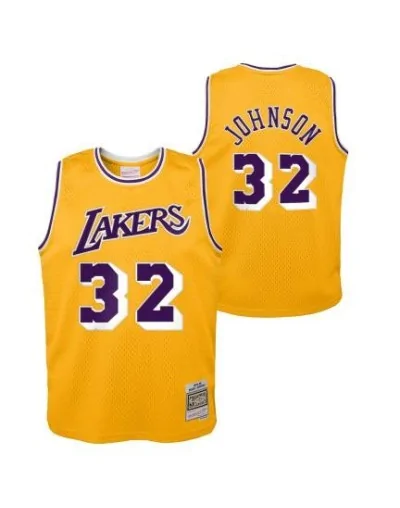 Camiseta de niño Swingman Los Angeles Lakers Local 1984-85 Magic Johnson