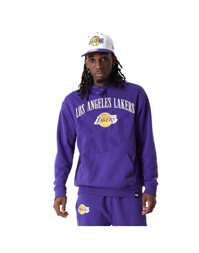 Sudadera New Era LA Lakers NBA Logo Morada