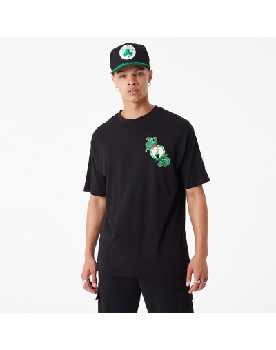 Camiseta New Era Boston Celtics Team Graphic Oversized