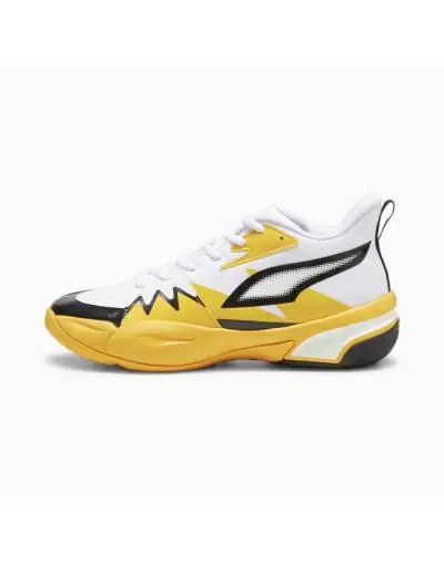 Zapatillas de baloncesto GENETICS White Yellow Sizzle